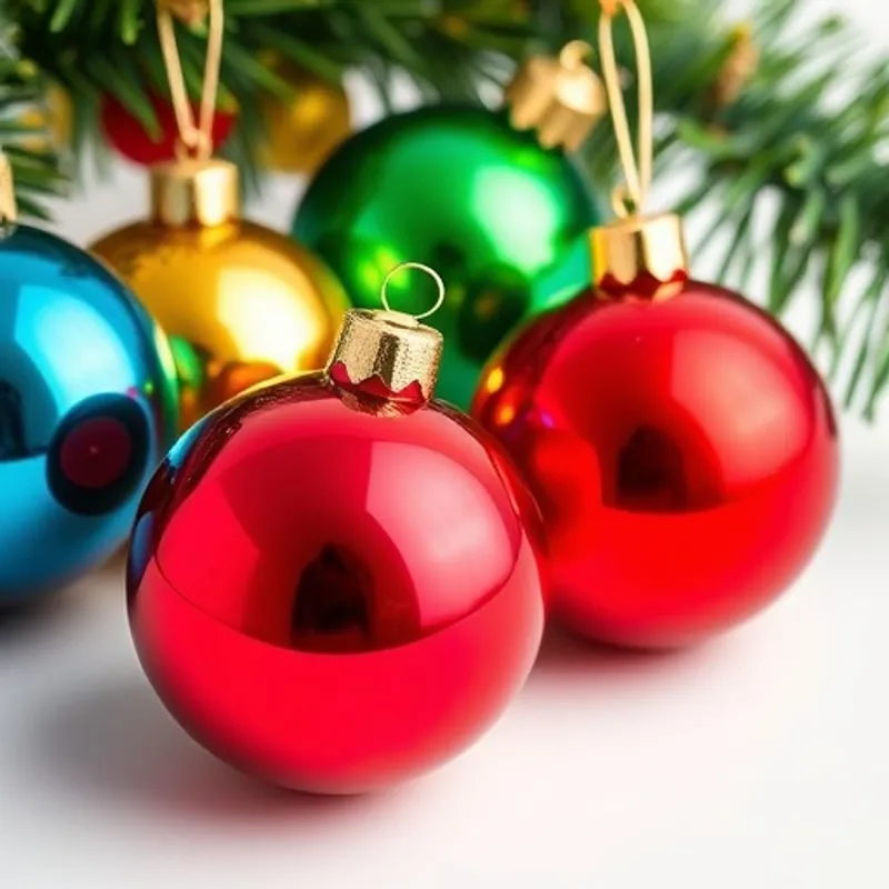 Premium hand-finished blue and gold Christmas bauble, wholesale