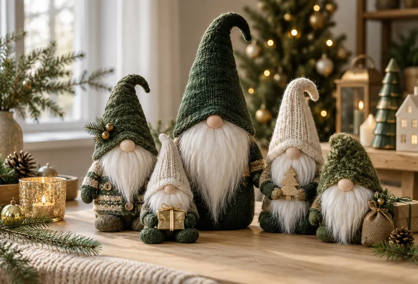 Nordic gnome Christmas figurine, wholesale
